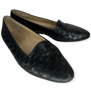 Enzo Angiolini‎ Woven Leather Loafers